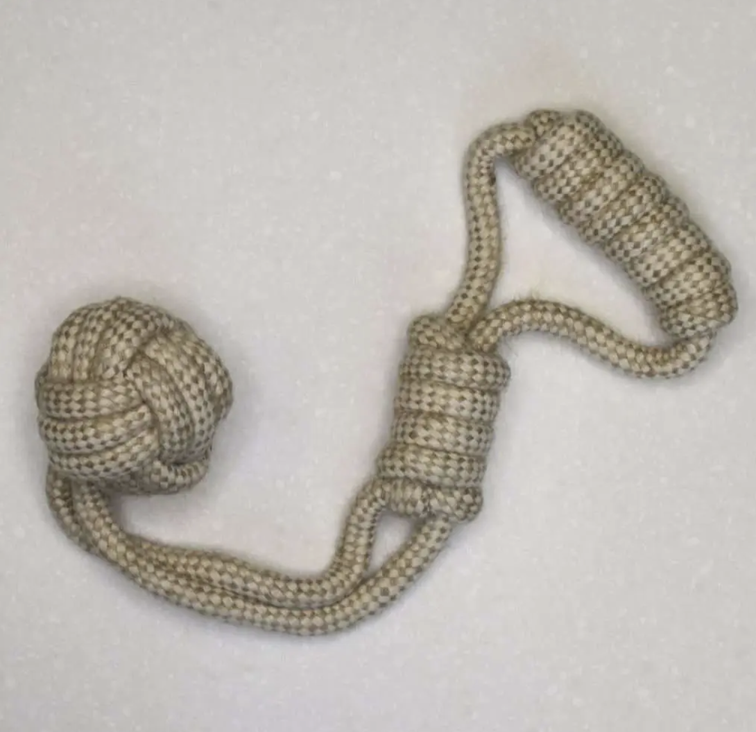Natural Hemp Rope Dog Toy